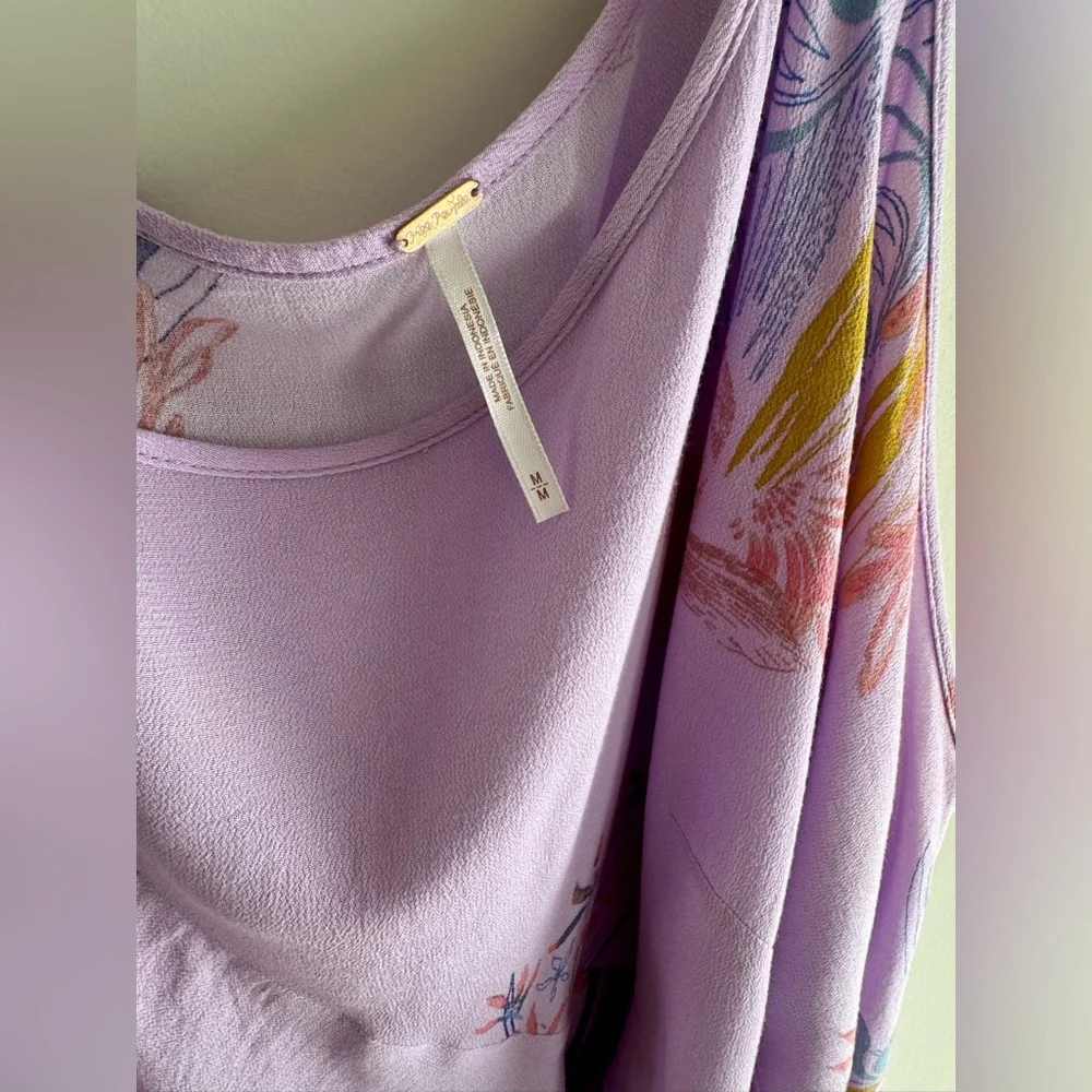 Free People Clear Skies Cold Shoulder Tunic-Lilac